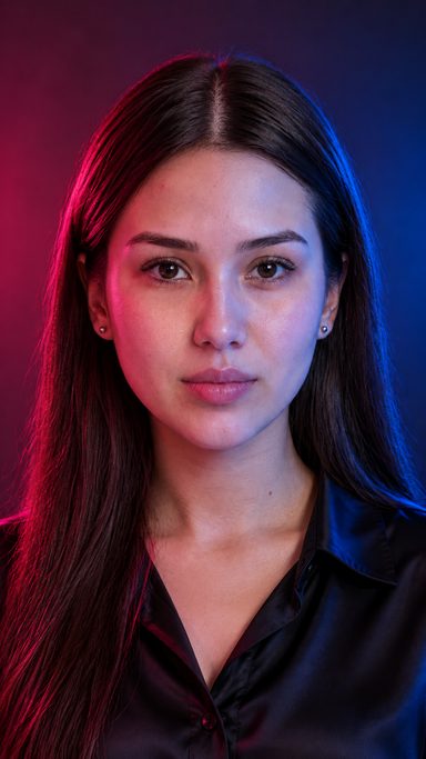 Фотосессия «Цветные гели» — пример кадра